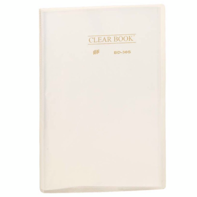 PASTA CATÁLOGO 30 FOLHAS OFÍCIO CLEARBOOK TRANSPARENTE